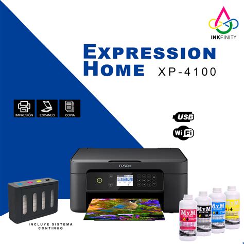 Impresora Epson Expression Home Xp 4100 Inkfinity