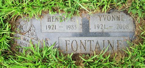 Yvonne Fontaine (1921-2008) - Find a Grave Memorial