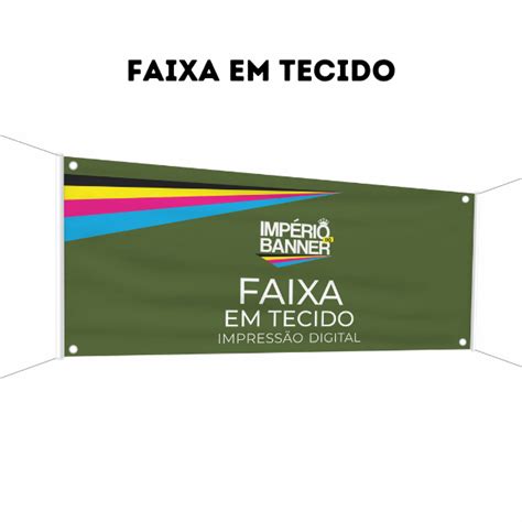 Faixa De Tecido Para Propaganda