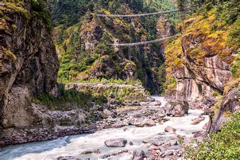 Highest Bridge Crossing In Nepal Escape Trekking Adventures