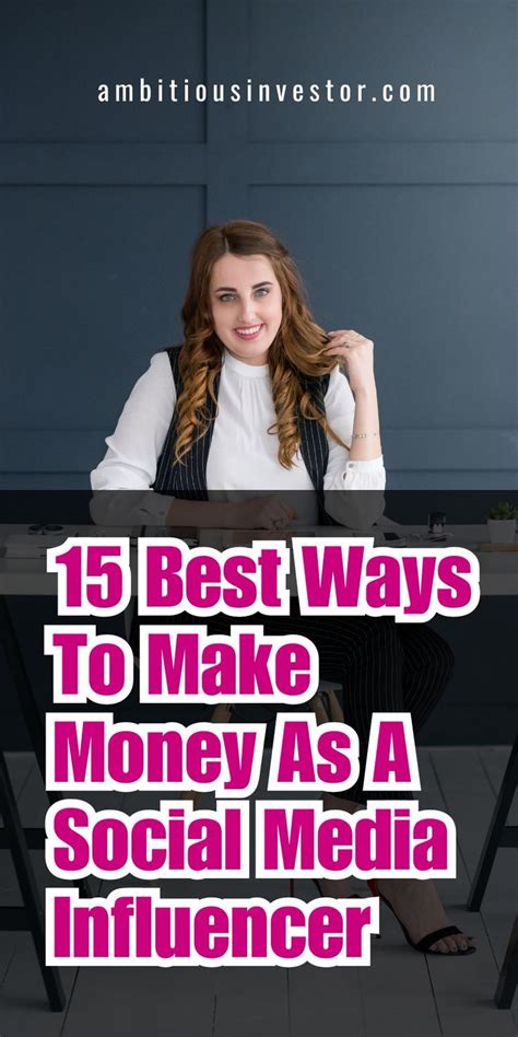 A Woman Sitting At A Desk With The Words 15 Best Ways To Make Money As