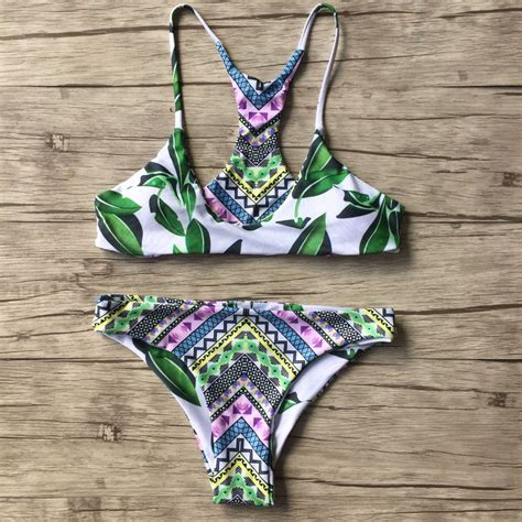Beautiful Design Brazilian Micro String Printed Hot Sexy Women Swimwear Bikini Bikini And