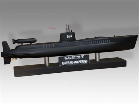 Uss Halibut Submarine Model Planearts