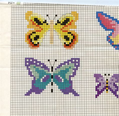 Mariposas En Punto De Cruz 1