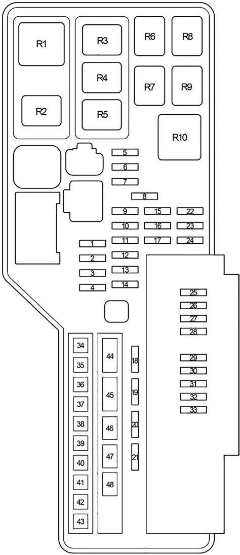 2009 Toyota Camry Hybrid Fuse Box Diagrams