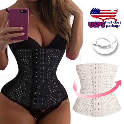 2020 Women Waist Trainer Super Stretch Steel Bone Hot Body Shaper Waist