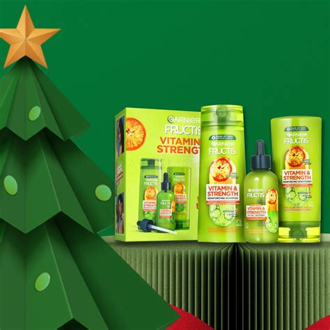 Garnier Fructis Vitamin & Strength Подаръчен комплект шампоан Fructis ...