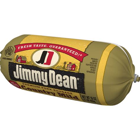 Jimmy Dean Premium Pork Country Mild Breakfast Sausage Roll 16 Oz 453