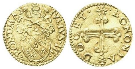 Scudo D Oro Julius Iii Bolonia Estados Pontificios Numista