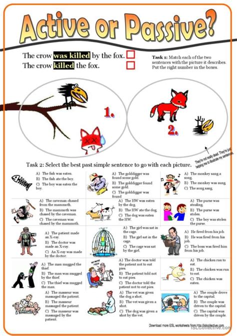 164 Passive Voice Or Active Voice General Grammar Practice