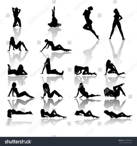 Set Women Bikini Vector Stock Vector Royalty Free 105883814 Shutterstock