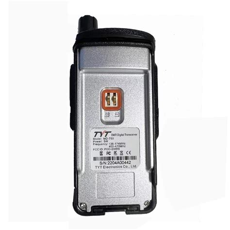 TYT DMR Radio MD-750 Walkie Talkie 5W VHF UHF Two Way Radio FM ...