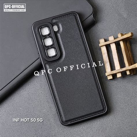Jual Infinix Hot 50 5G Case Leather Pro Kamera Black Infinix Hot 50 5G Shopee Indonesia