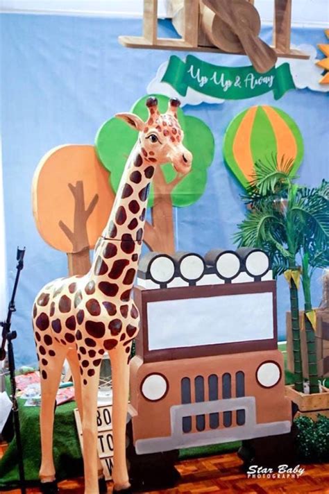 Kara S Party Ideas Hot Air Balloon Safari Birthday Party Kara S Party Ideas