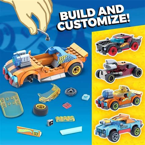 Carro Hot Wheels Mega Construx Veiculos Personalizaveis