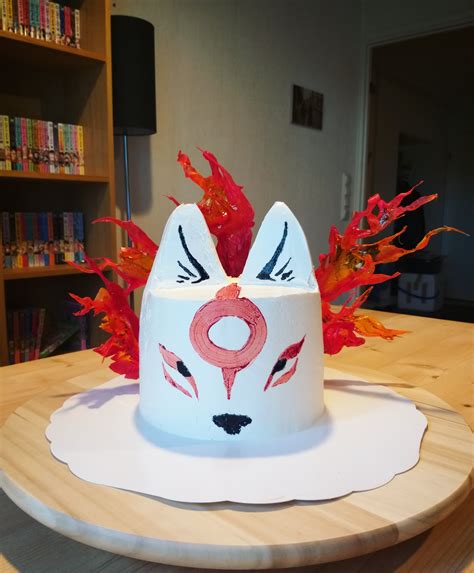 Amaterasu Cake For My Wifes Birthday Okami Is One Of Her Favourite