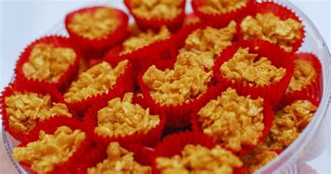 resepi biskut cornflakes madu