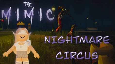 2 Clowns Running From A Clown The Mimic Nightmare Circus Roblox