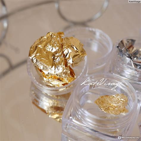 Поталь Osag Для дизайна ногтей - «Эффектный декор для ногтей. Подойдет ...