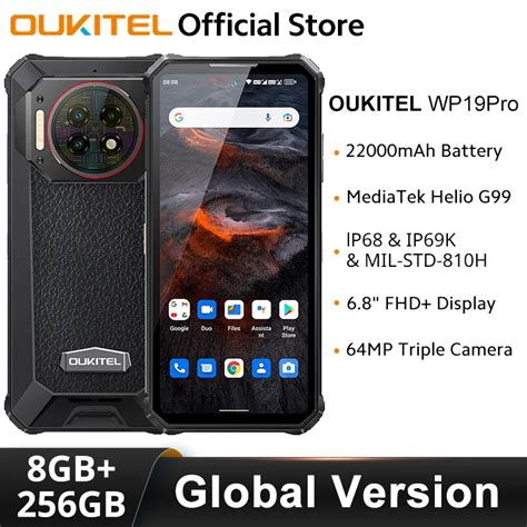 Смартфон Oukitel wp19 pro, 8/256ГБ | AliExpress