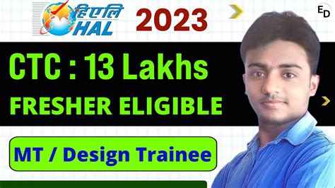 HAL Recruitment 2023 HAL MT DT Vacancy 2023FresherCTC 6 4 Lakhsb