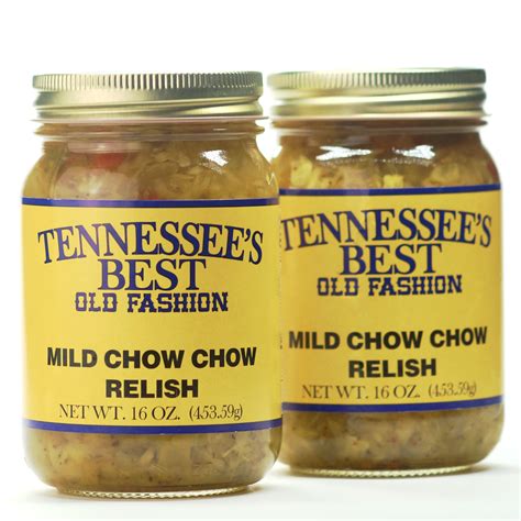 Buy Tennessees Best Mild Southern Chow Chow Relishes 2 Pack