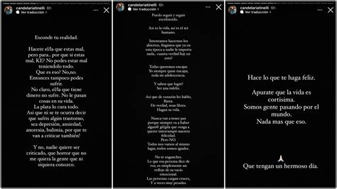 Cande Tinelli Subi Una Foto En Bikini Y Tuvo Que Salir A Responder A Las Cr Ticas Por Su Cuerpo