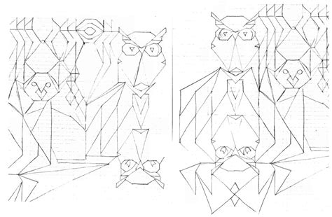 The Owl The Pussy Cat Design Drawing By Drawing The Wren Design