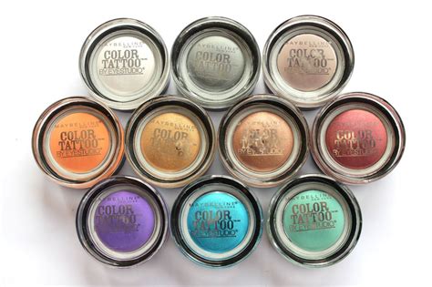 Maybelline 24 Hour Color Tattoo Cream Eyeshadowscan We Say