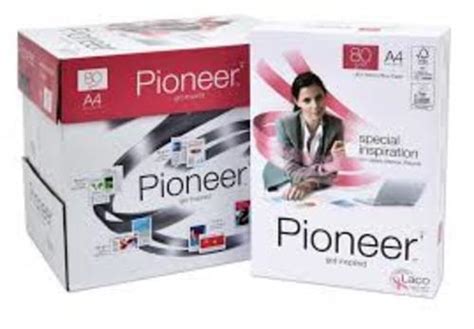 Pioneer A4 Paper Extra Smooth Silk Feel Ream Wrapped 80gsm White Box