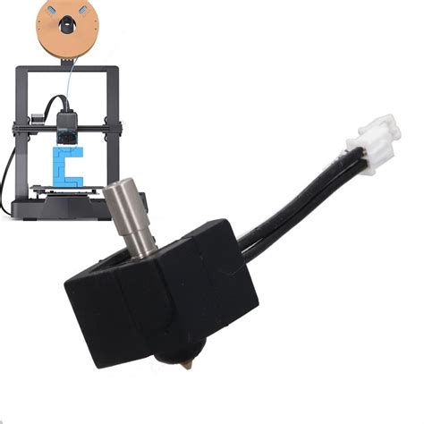 Rrianfo Extruder Hotend Kit Hot End Assembly High Accuracy Thermistor Mm Brass Nozzle For