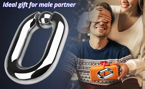 Amazon Sex Factory Stainless Steel Cock Ring Penis Ring Penis Toys Cock Ball Stretcher