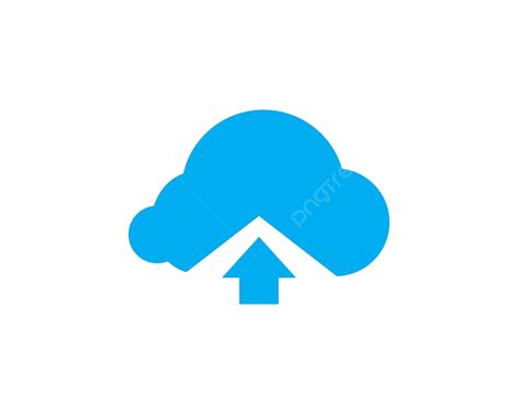 cloud logo vector transfer design template vector transfer design
