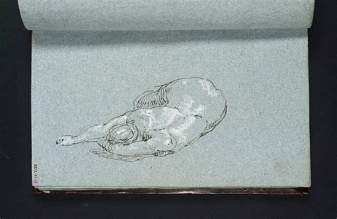 Joseph Mallord William Turner A Prone Female Nude C J M W Turner Sketchbooks