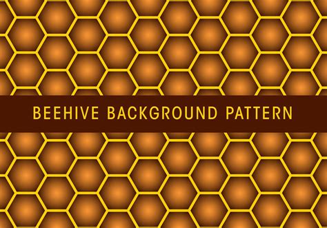 Beehive Background Pattern 118434 Vector Art at Vecteezy