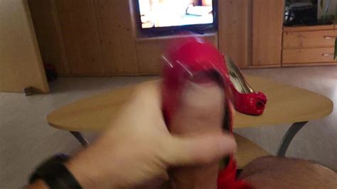 Cum On Red High Heels Gay Porn Xhamster