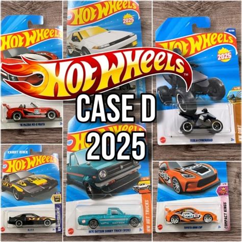 HOT WHEELS MAINLINE CASE D 2025 NEW RELEASE ITEM DATSUN SUNNY TESLA CYBERQUAD TOYOTA GR86