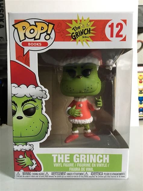 Funko Pop Books Dr Seuss The Grinch The Grinch Vinyl Figure 12 New