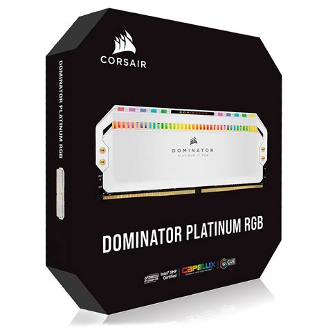 Corsair Dominator Platinum RGB 32GB (4x8GB) DDR4 3600MHz CL18 - White ...