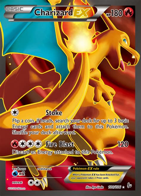 Charizard EX Flashfire Rare Ultra Pokemon TCG DigitalTQ