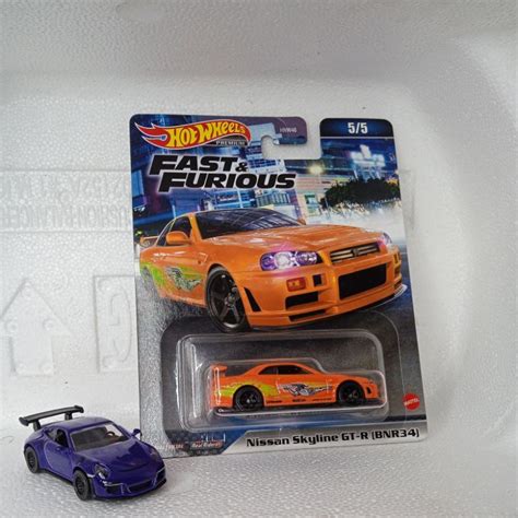Jual Free Protektor Hot Wheels Fast And Furious Nissan Skyline Gt R Bnr Oren Tampo Toyota
