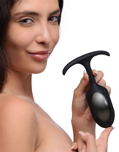Premium Silicone Weighted Anal Plug Large Walmart