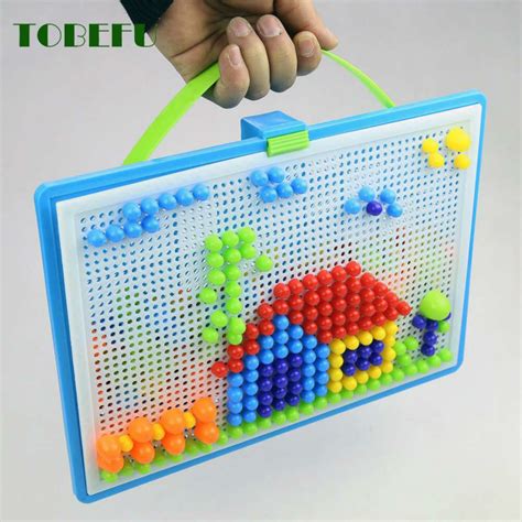 Jeux de perles clous pour puzzle 3D boîte de 296 Grandado