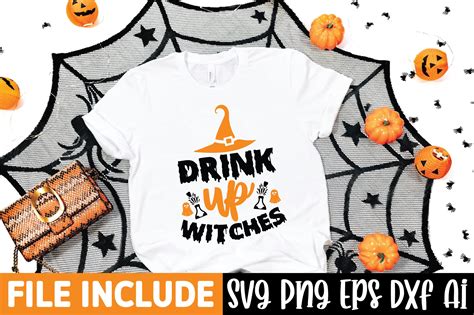 Drink Up Witches Svg Cut File Graphic By T Shirtbundle · Creative Fabrica