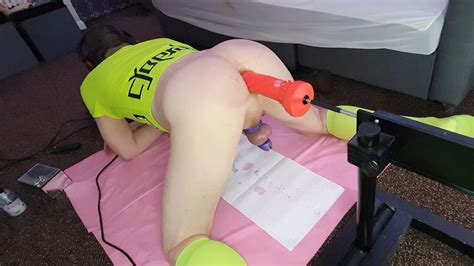 Mature English Dilf Mike Essex Locked In Chastity And Getting Dildo Fucked In The Ass With Big