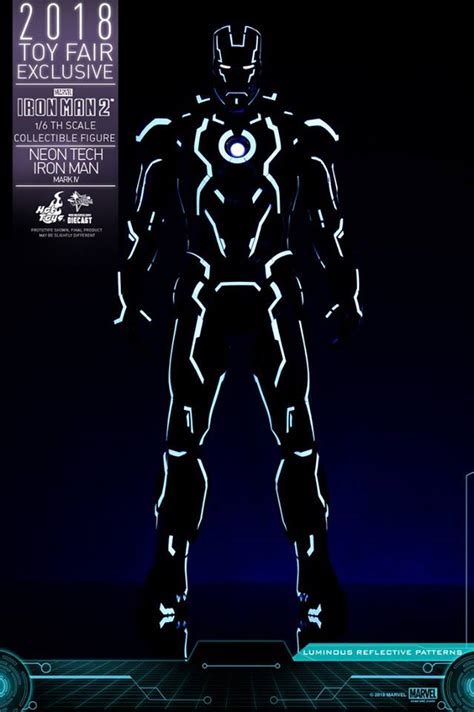 Hot Toys 鐵甲奇俠2創戰光速藍Neon Tech Iron Man Mark IV 1 6合金人偶 Toys Zone D 玩具兄弟 Figures Price