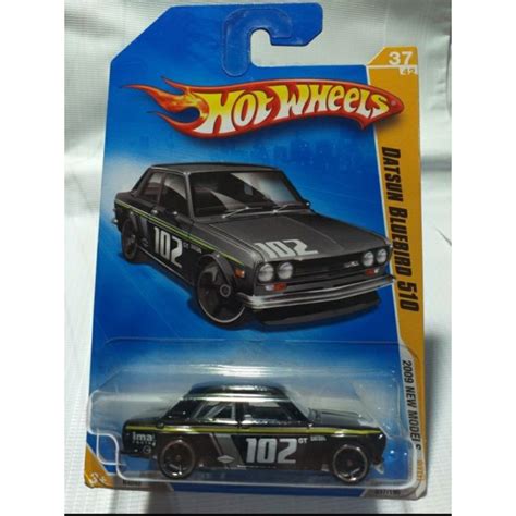 Jual HOT WHEELS DATSUN BLUEBIRD 510 HITAM Shopee Indonesia