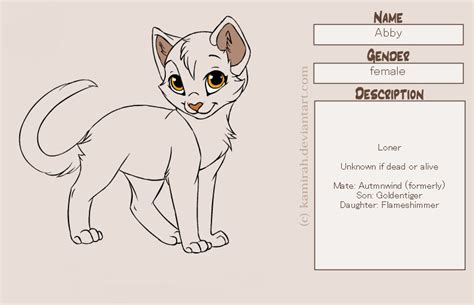 Warriors Abby By Marauderwolf93 On Deviantart