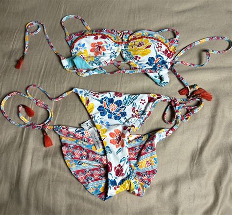 Lucky Brand Swimwear Bikini Set Small Size Small Gem