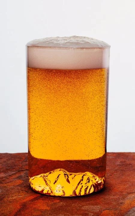 3d Mountain Beer Glass